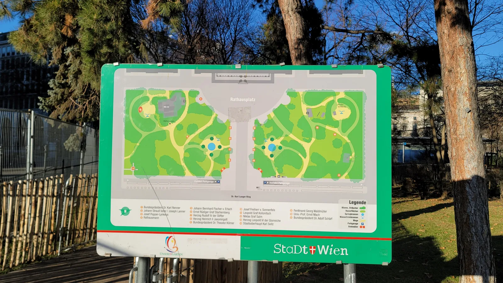Interior at Rathauspark Vienna — travel photo
