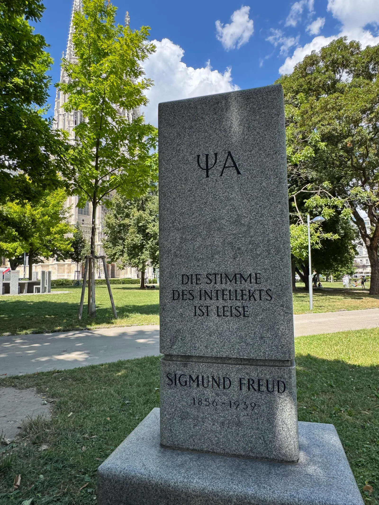 Details at Sigmund Freud Park Vienna — travel photo