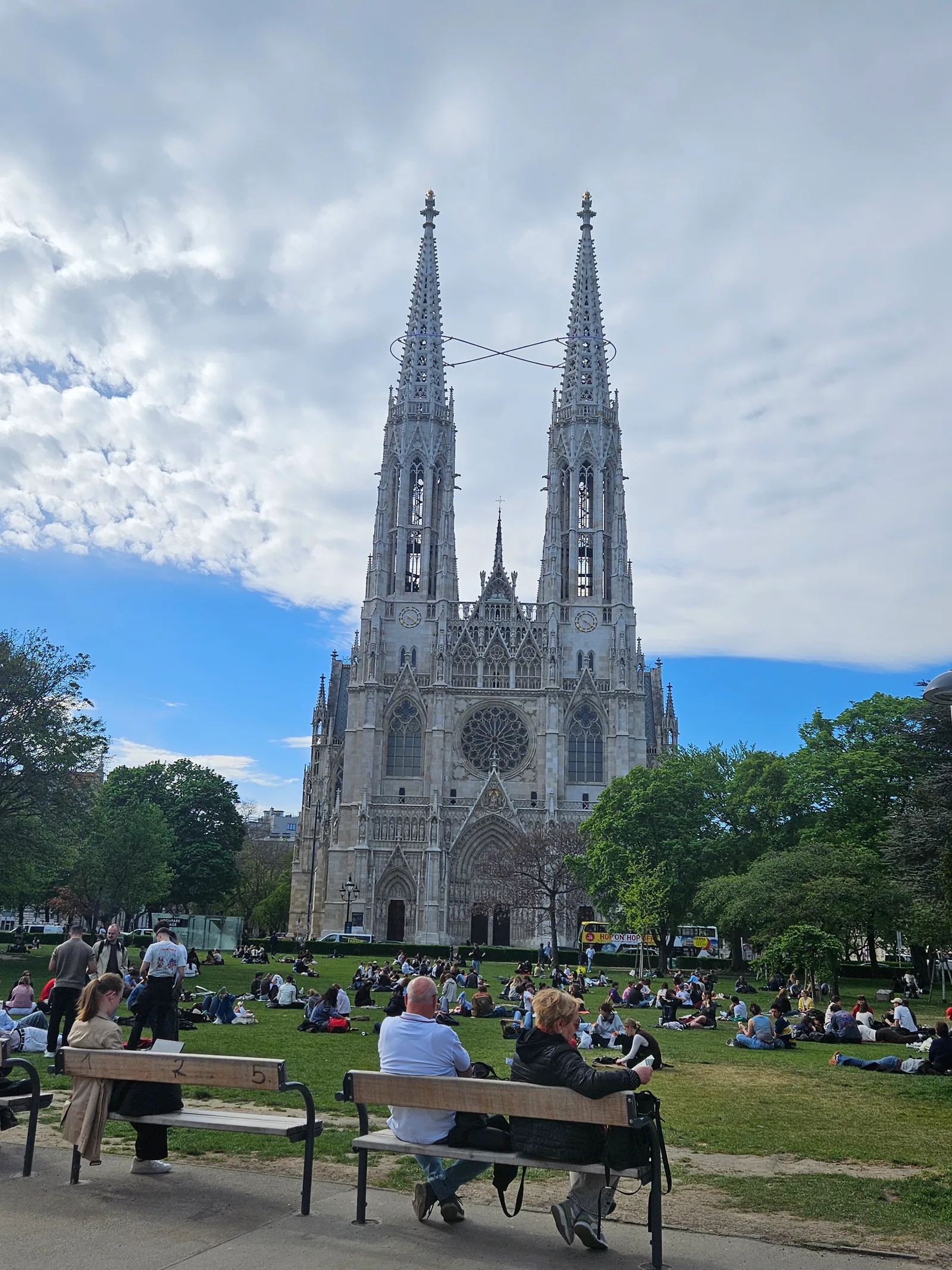 Atmosphere at Sigmund Freud Park Vienna — travel photo