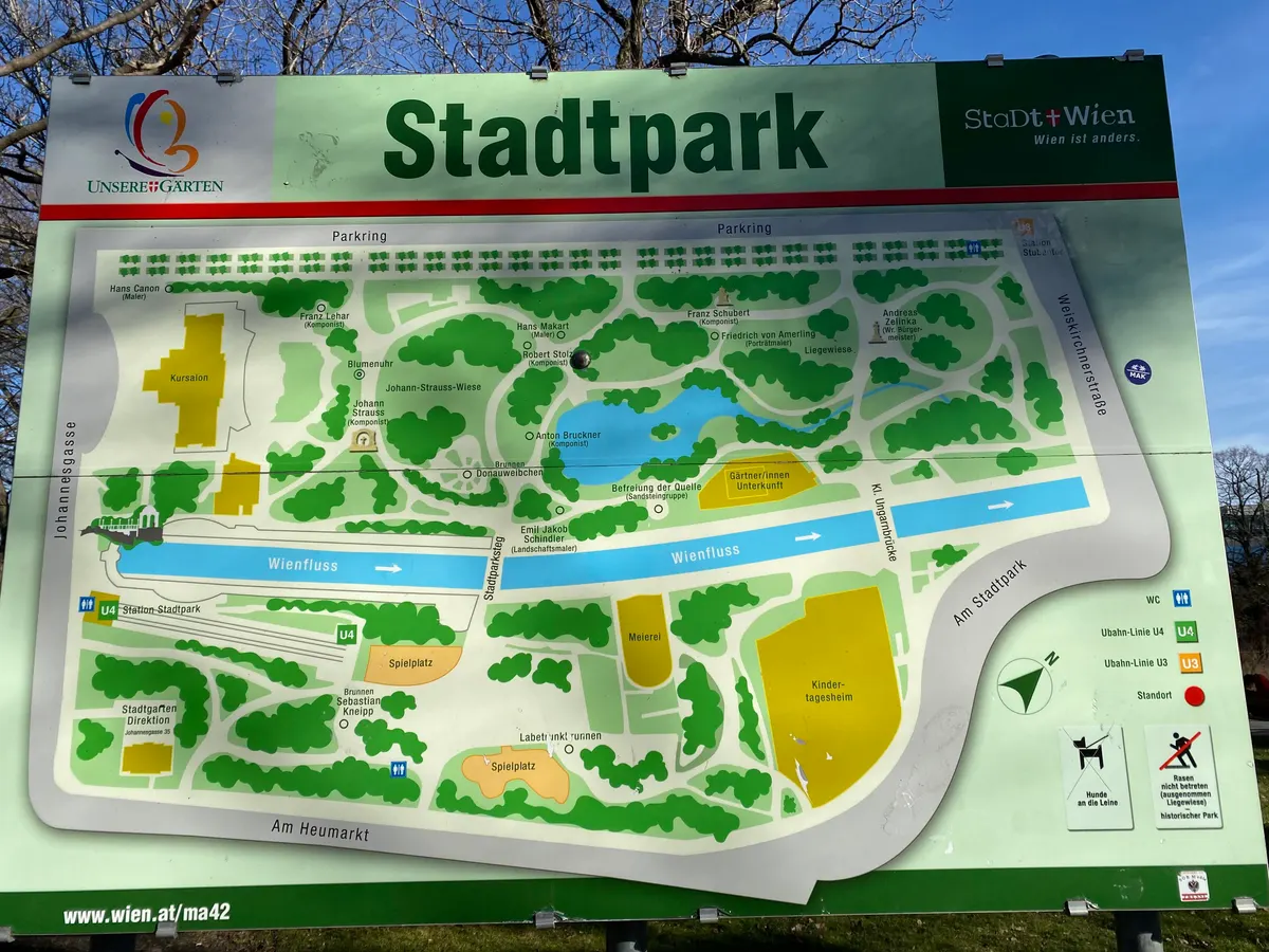Main view at Stadtpark Vienna — travel photo