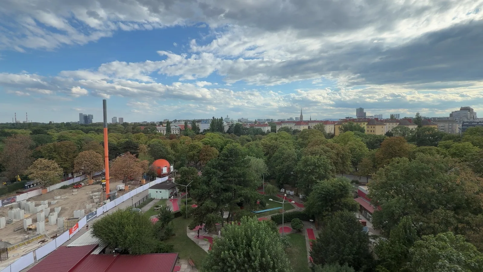 Main view at Viennese Giant Ferris Wheel Vienna — travel photo