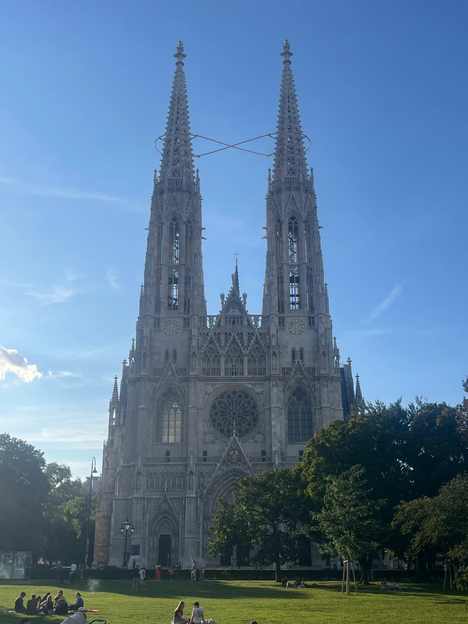 Main view at Votiv Park Vienna — travel photo