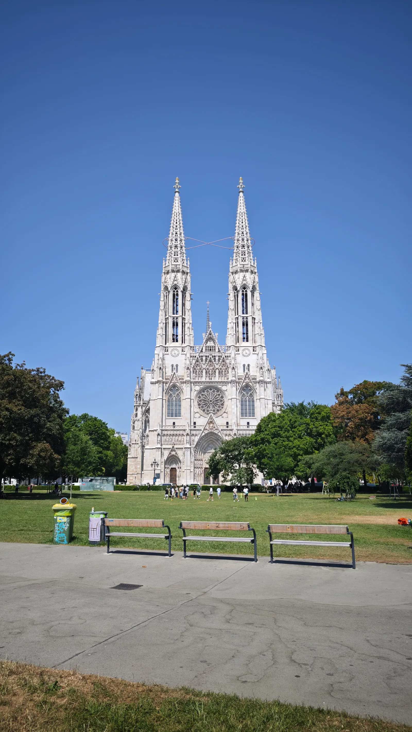Atmosphere at Votiv Park Vienna — travel photo