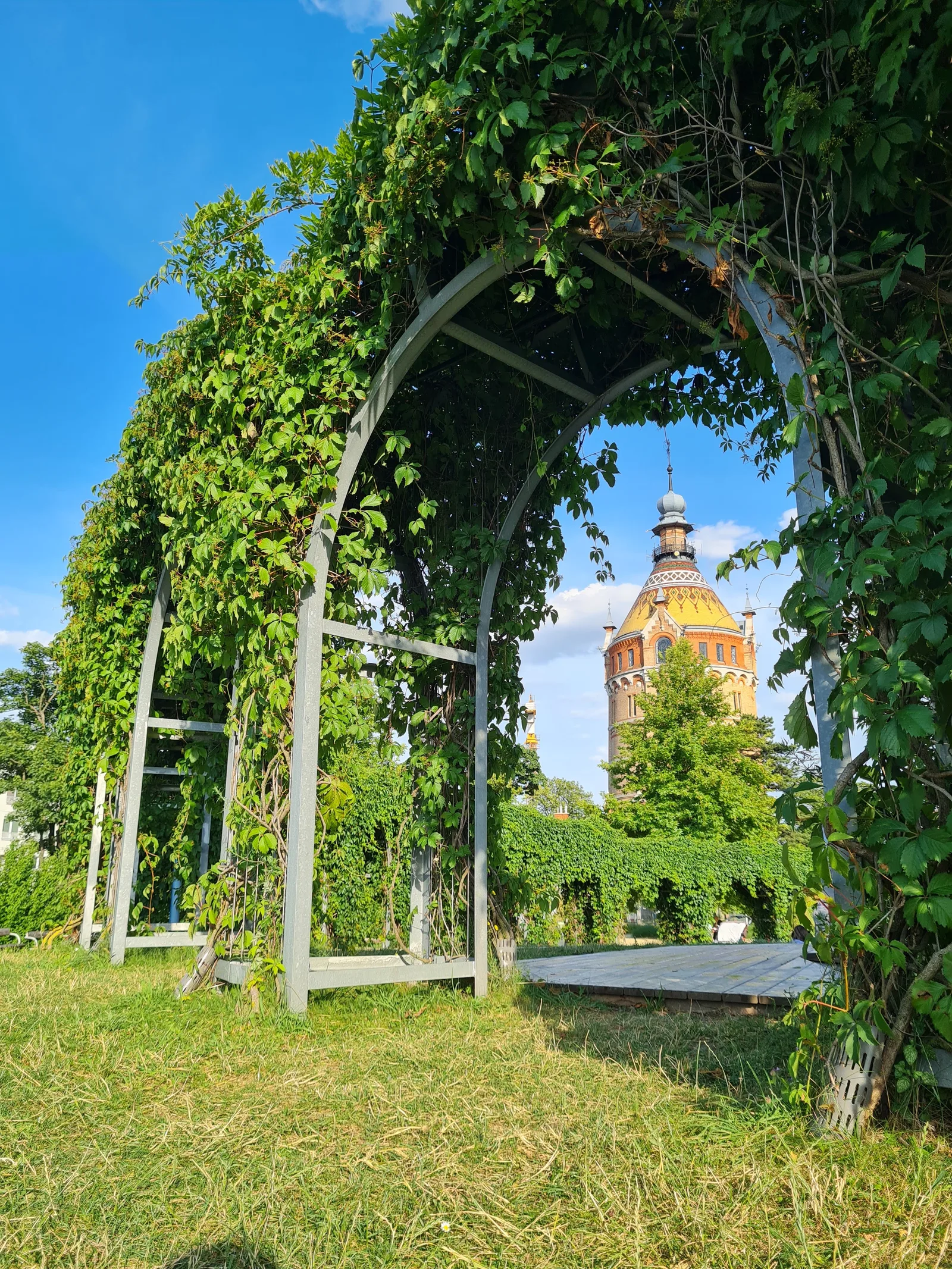 Interior at Wasserspielplatz Wasserturm Vienna — travel photo