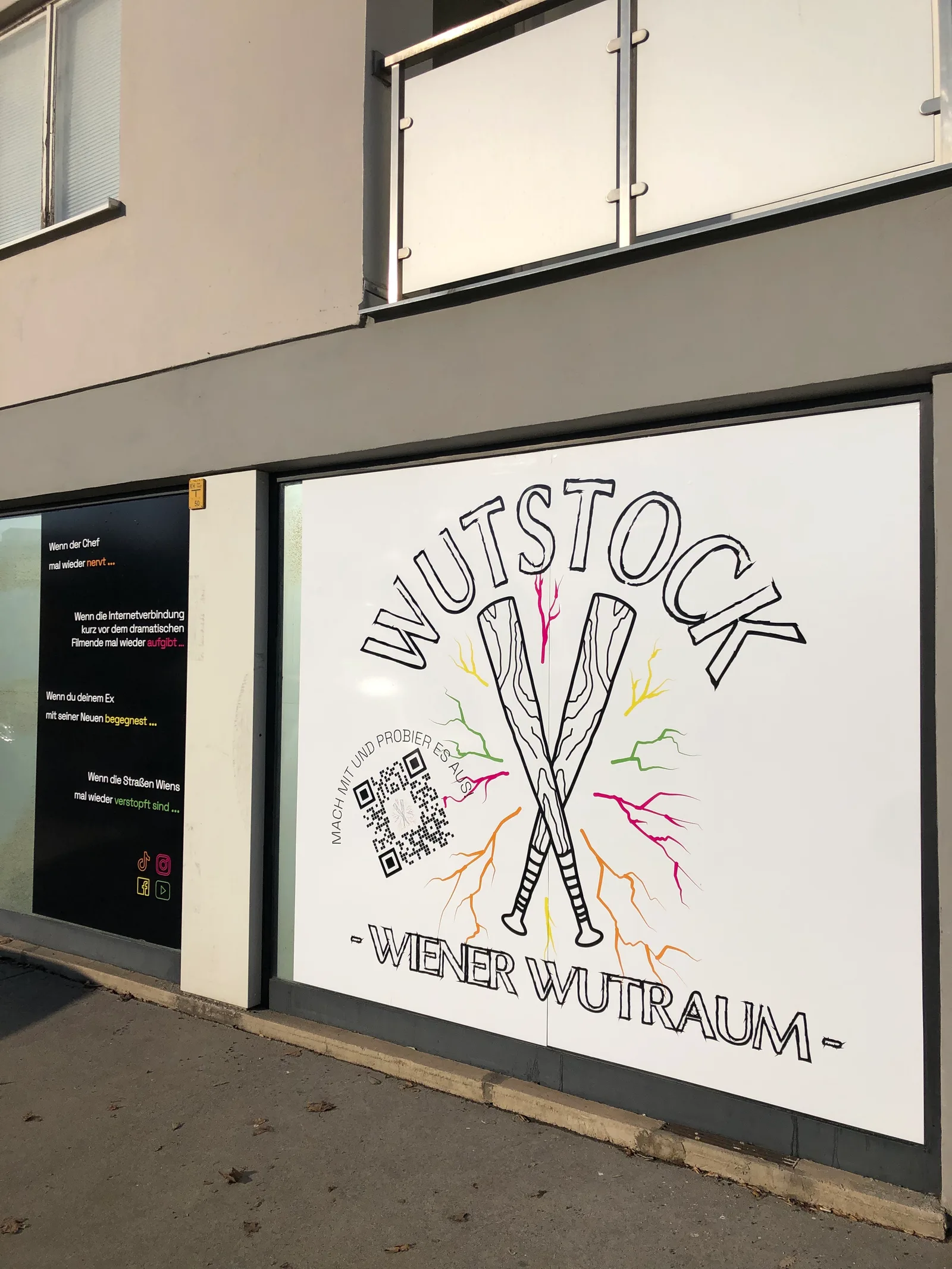 Main view at WUTSTOCK - Wiener Wutraum (Rage Room) Vienna — travel photo