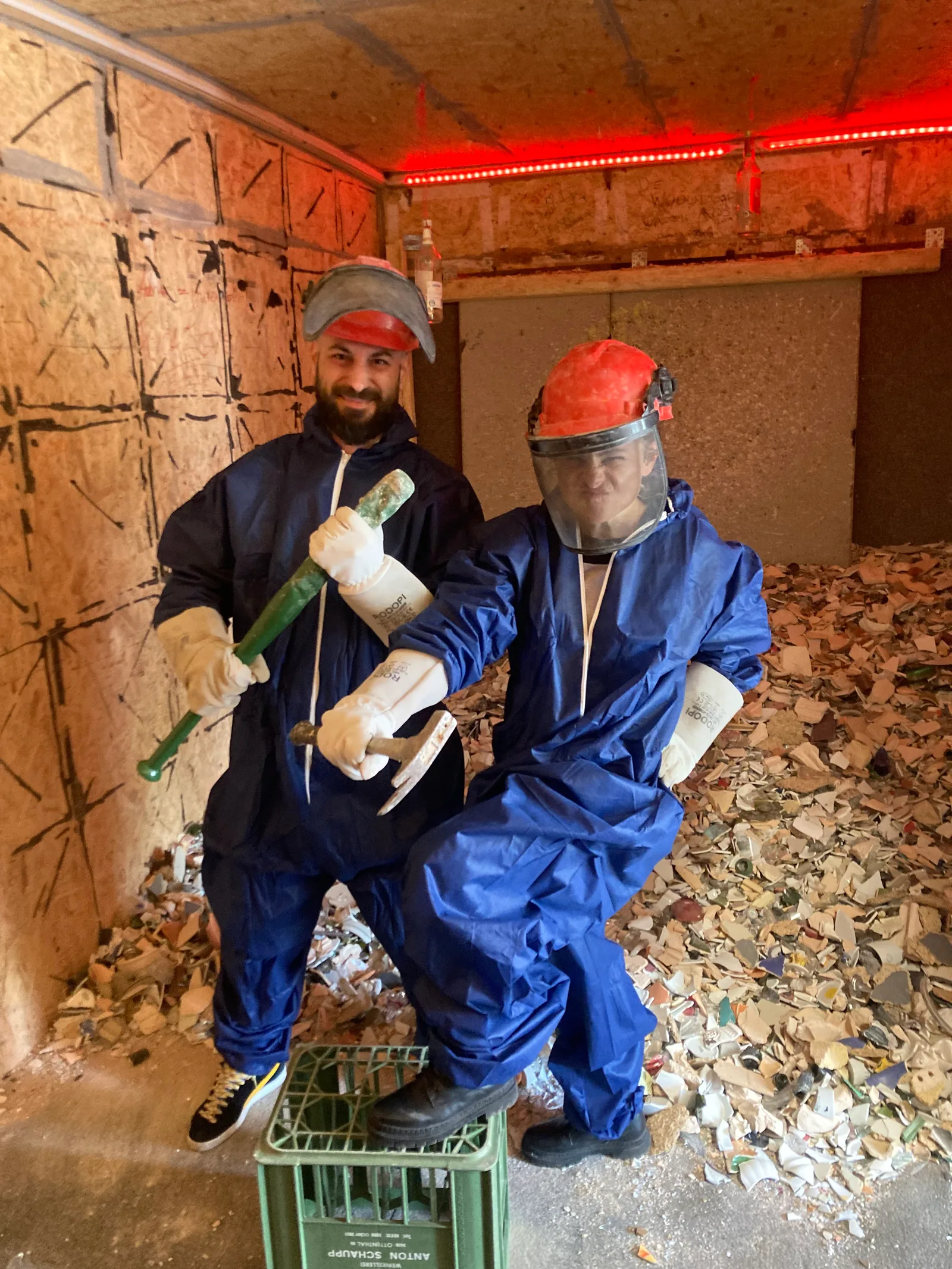 Interior at WUTSTOCK - Wiener Wutraum (Rage Room) Vienna — travel photo