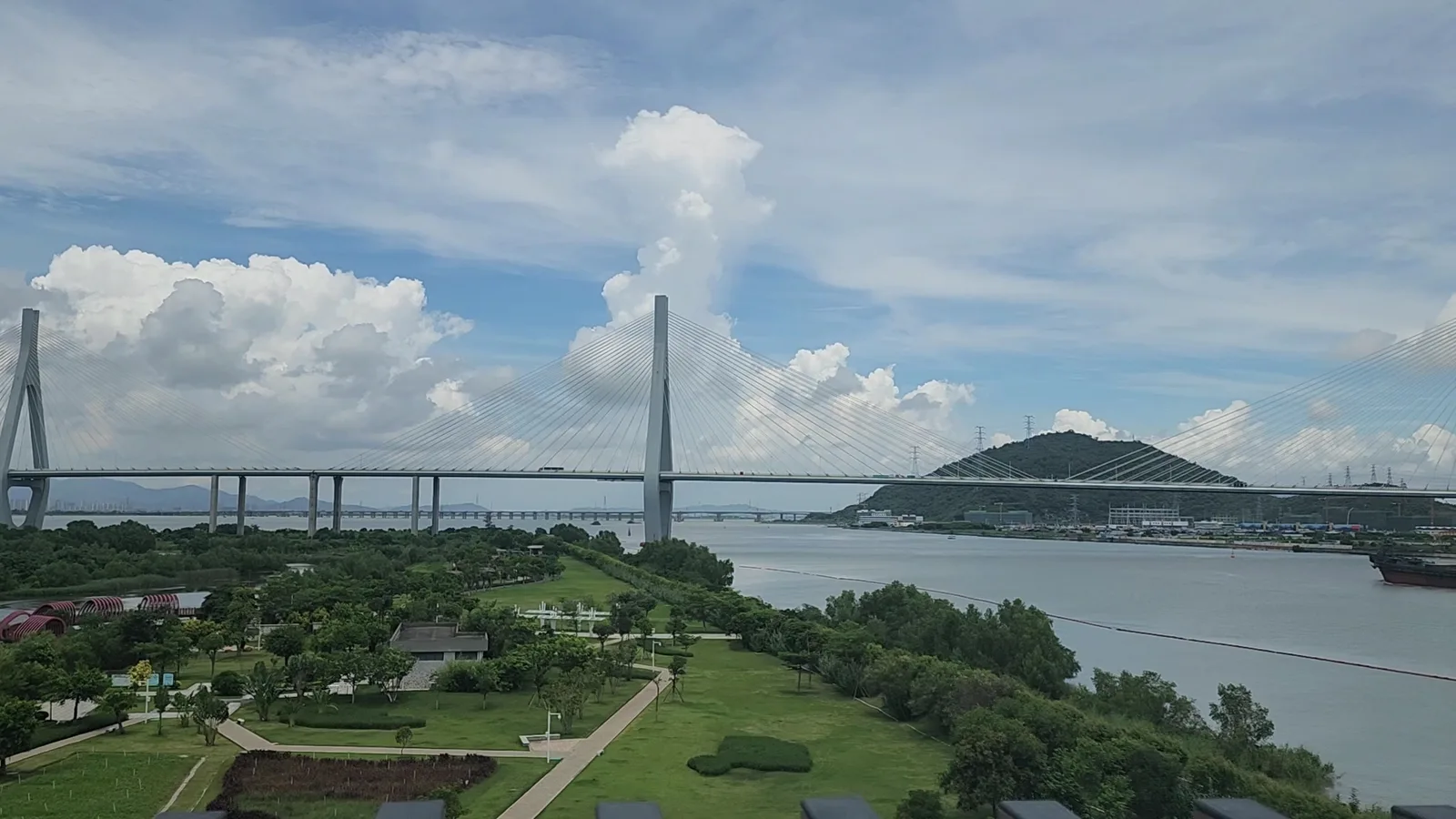 Main view at Mangzhou Wetland Park Zhuhai — travel photo