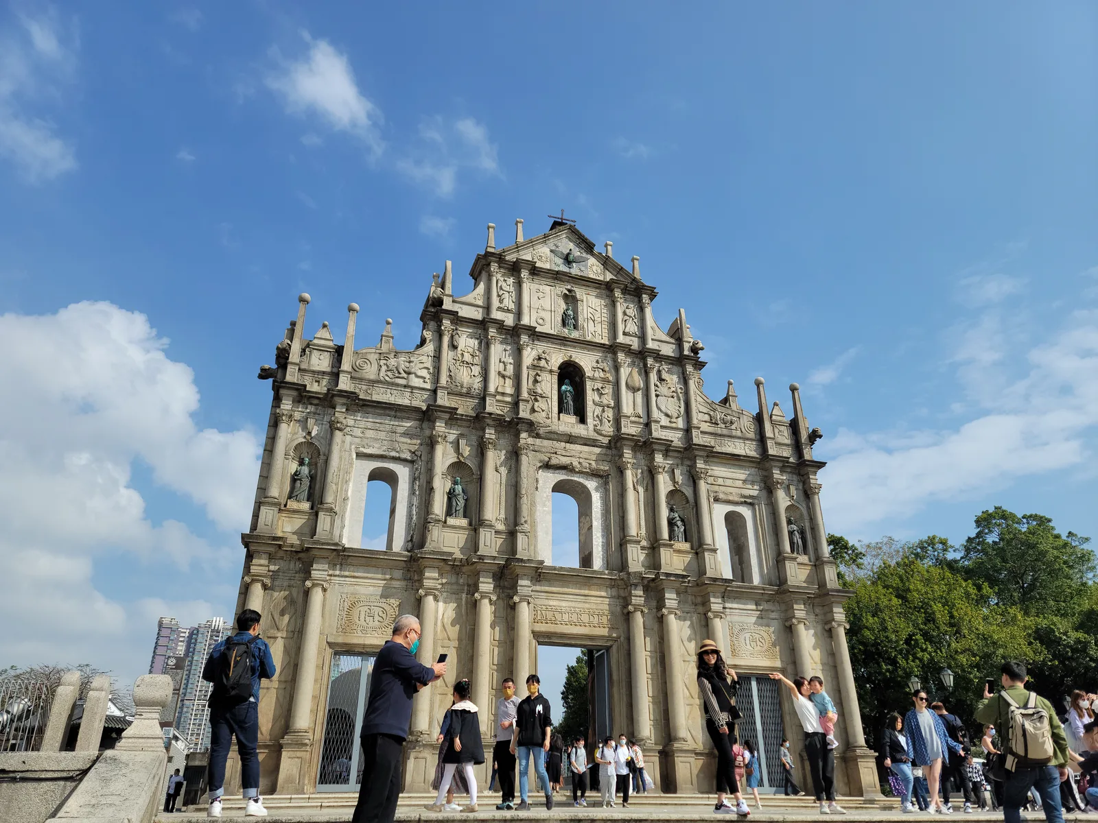 Main view at Ruins of Saint Paul's Zhuhai — travel photo
