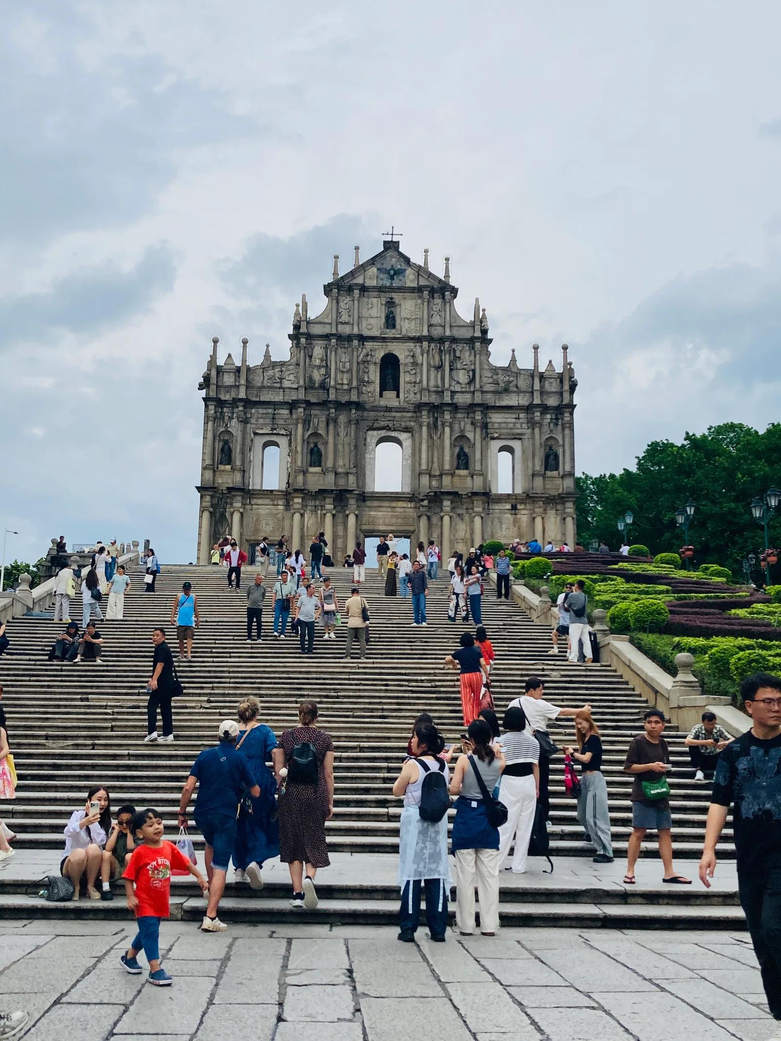 Details at Ruins of Saint Paul's Zhuhai — travel photo
