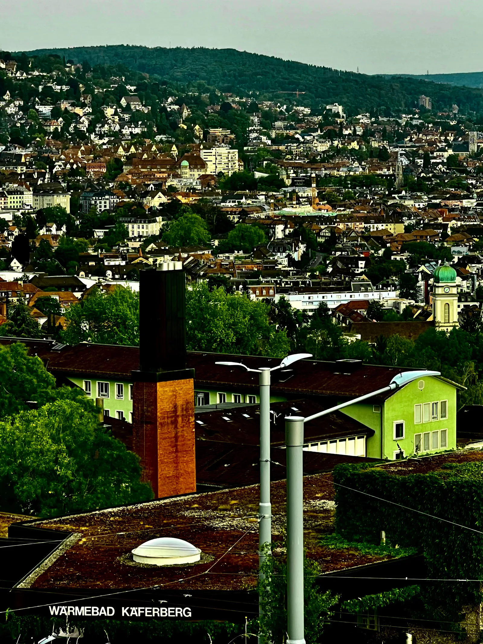 Main view at Aussichtspunkt Waid Zurich — travel photo