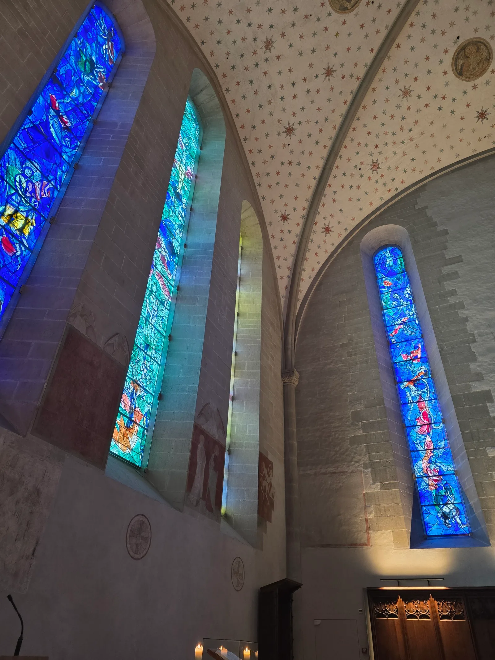 Interior at Fraumünster Church Zurich — travel photo