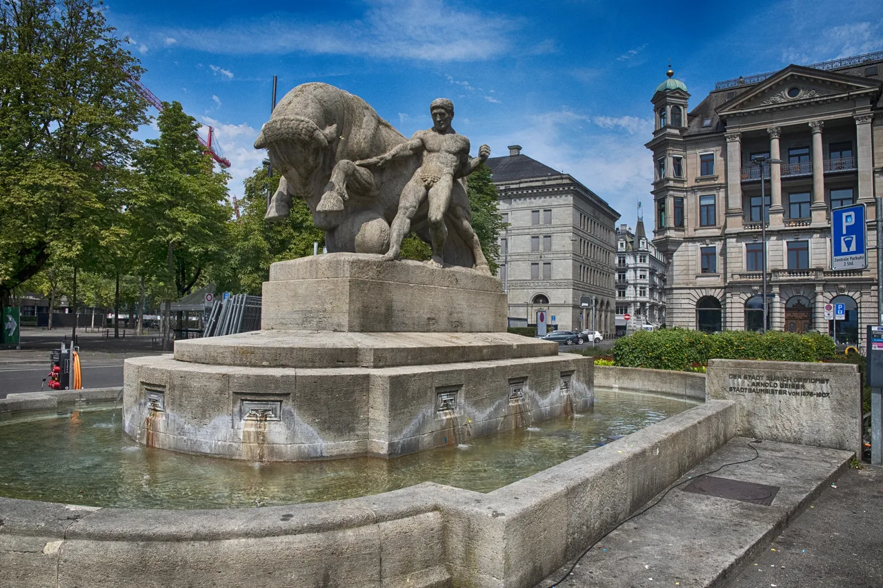 Geiserbrunnen von Brüllmann