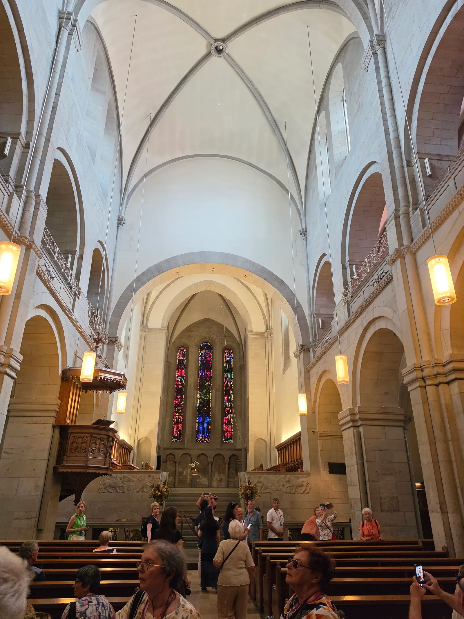 Main view at Grossmünster Zurich — travel photo