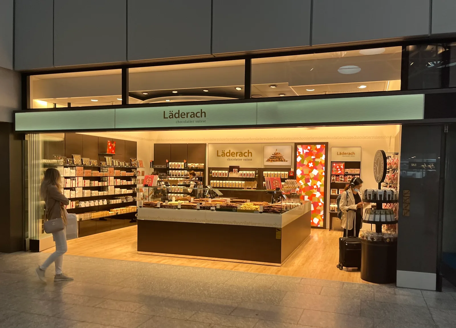 Interior at Läderach Zurich — travel photo