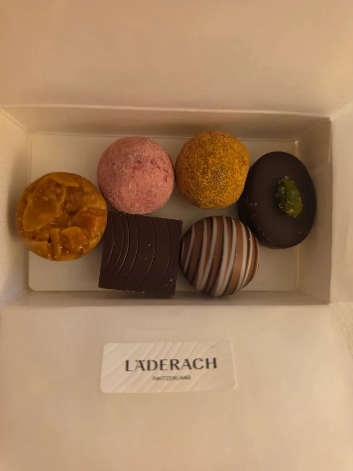 Details at Läderach Zurich — travel photo