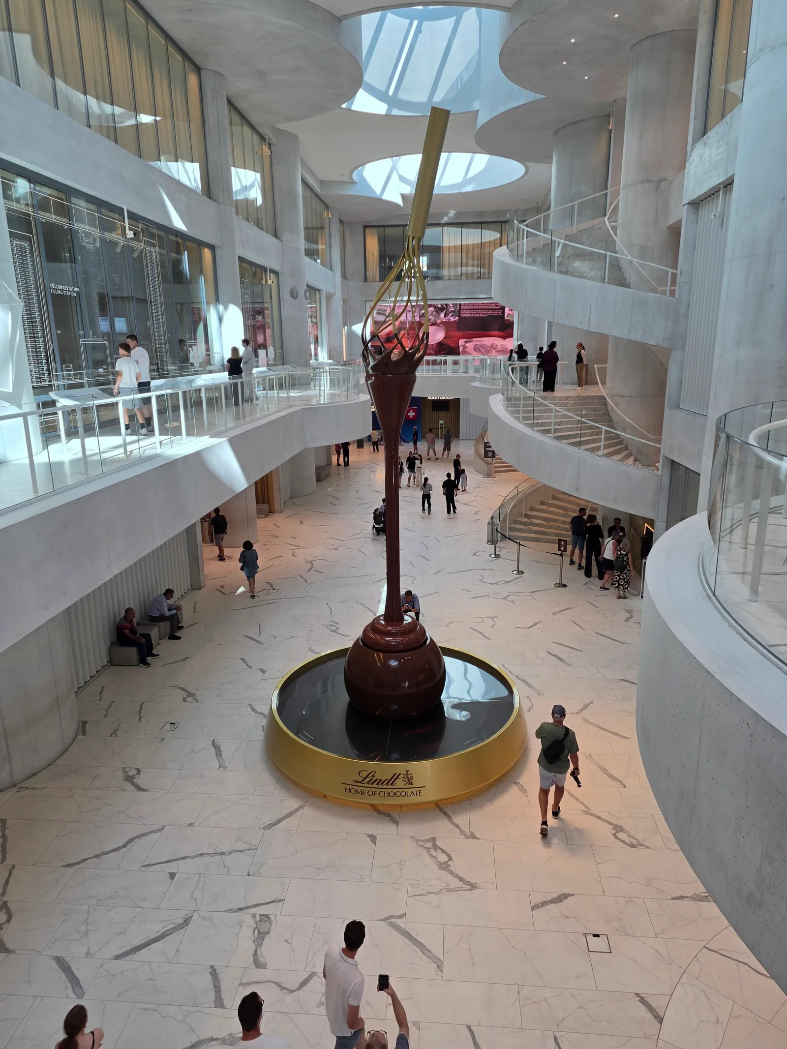 Main view at Lindt Home of Chocolate Zurich — travel photo