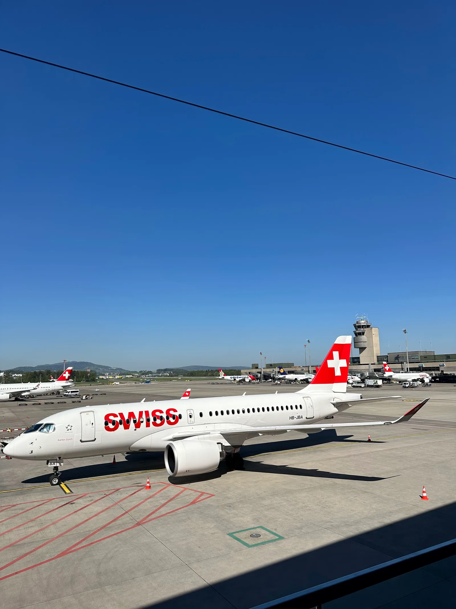 Details at Observation Deck B Zurich — travel photo
