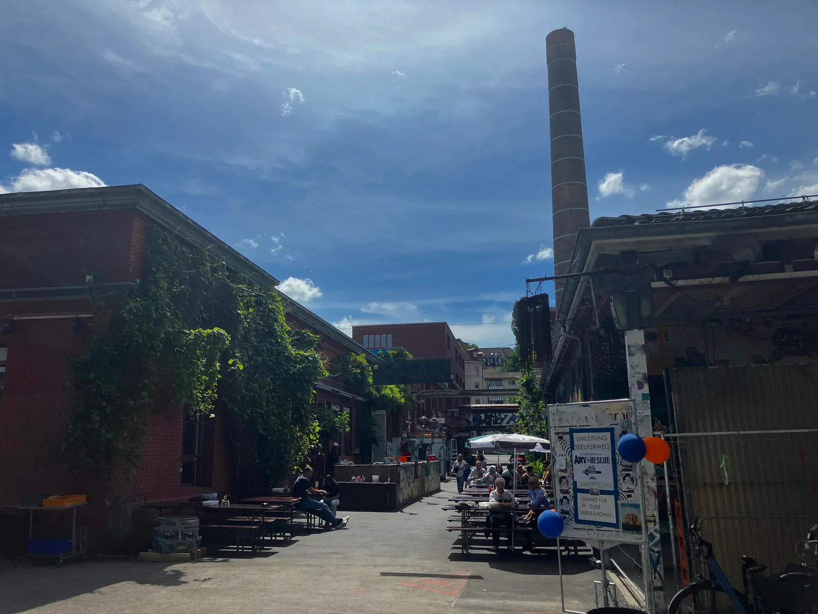 Atmosphere at Rote Fabrik Zurich — travel photo
