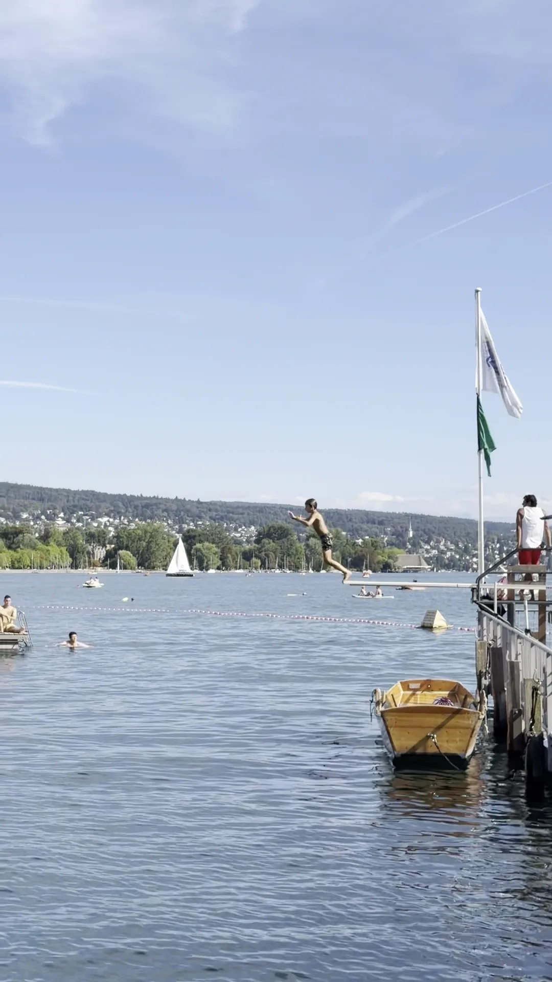 Main view at Seebad Enge Zurich — travel photo