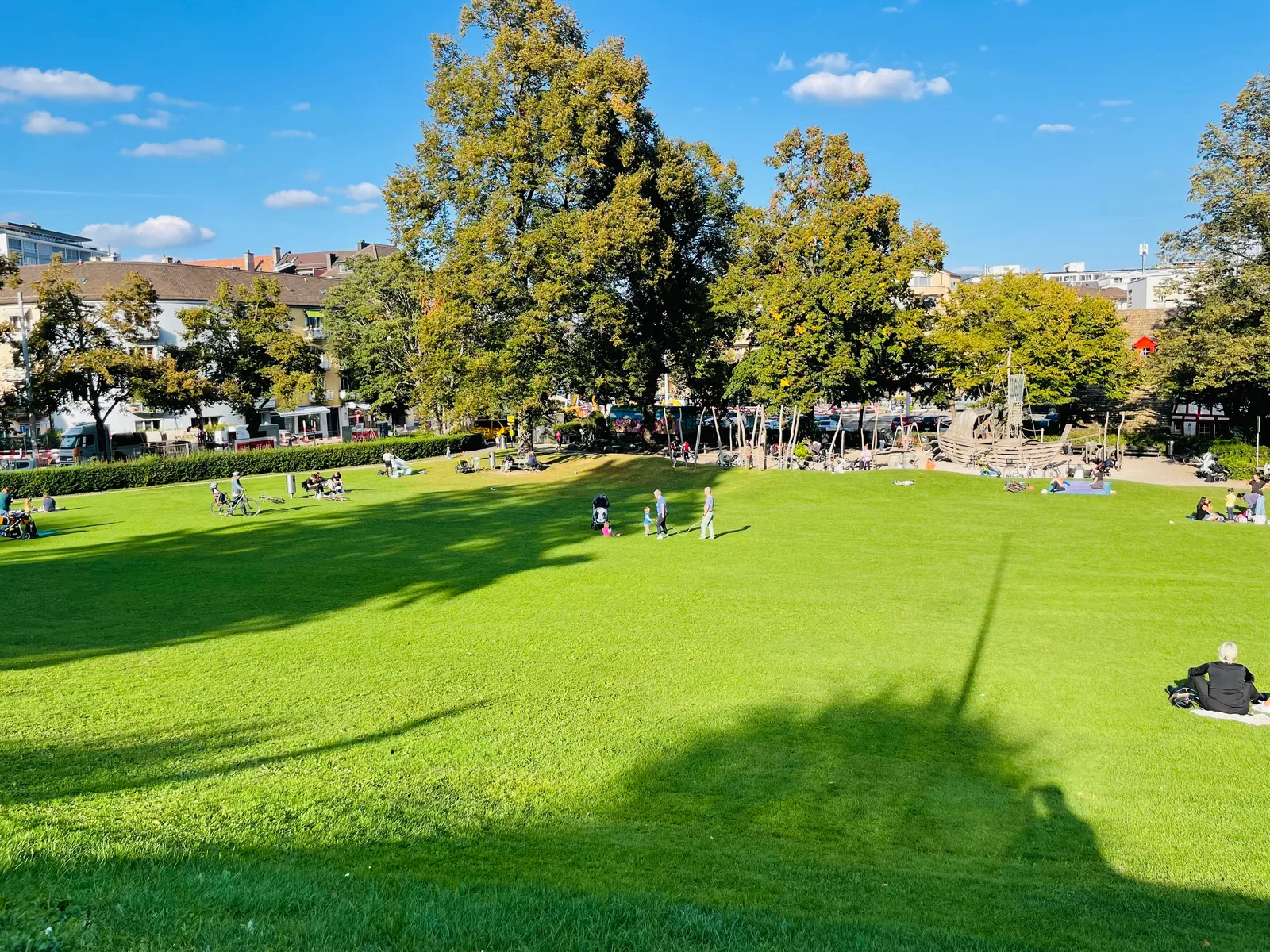Main view at Spielplatz Kollerwiese Zurich — travel photo