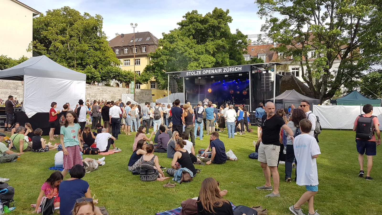 Main view at Stolzewiese Zurich — travel photo